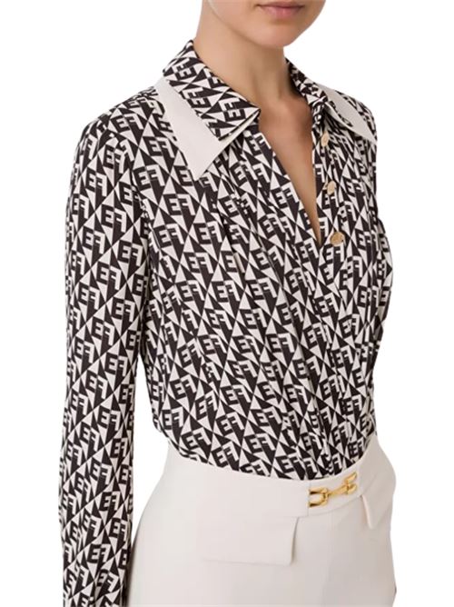 Camicia body stampa rombi ELISABETTA FRANCHI | CB00126E2.685